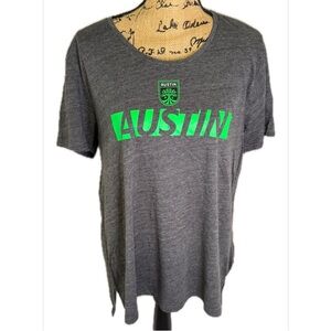 Austin Gray and Green Women's Short Sleeve Tee